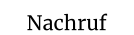 Nachruf